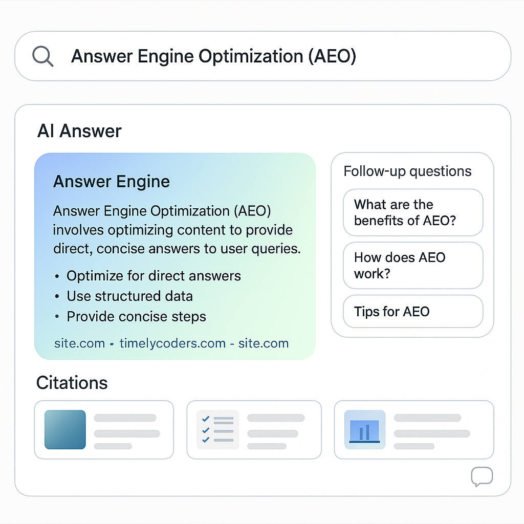 Answer engine optimization