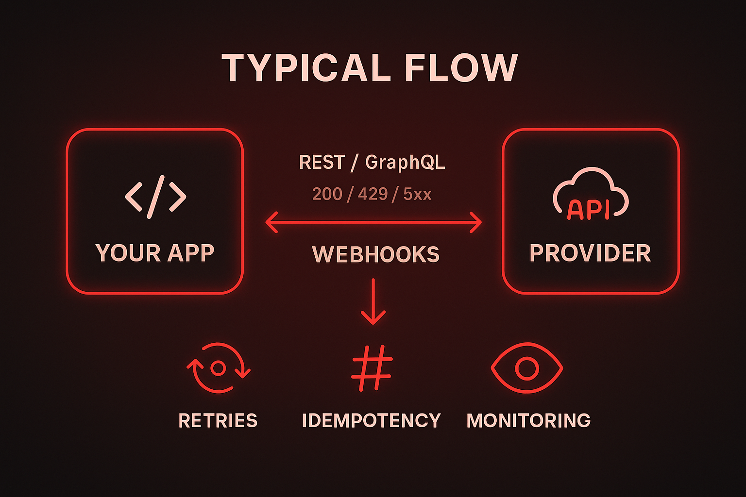 API integration flow diagram